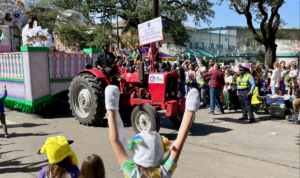 Detective Fields on watch at the parade