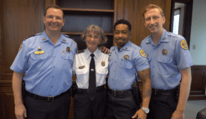 NOPD Chief and LGBTQ Liaison Officers