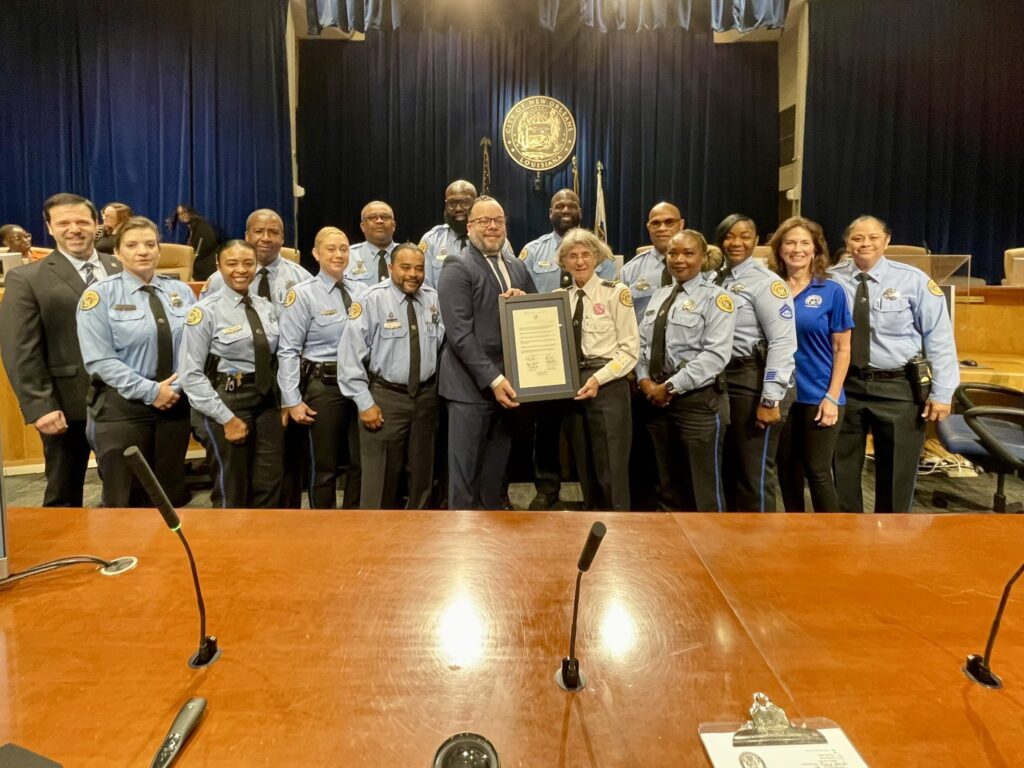 Go Blue for Law Enforcement Day Proclamation at City Council