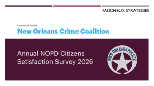 2026 NOPD Satisfaction Survey Cover Page